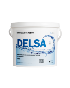 DELSAZIN Estabilizante 5 kg | Estabilizante de cloro para piscina