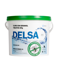 ISODELSA 200 GERANIOL 5 kg | Tabletas 200 g para piscina 