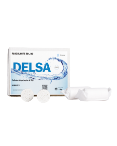 DELSAFLOC S | Floculante sólido para piscina 8 x 125 g